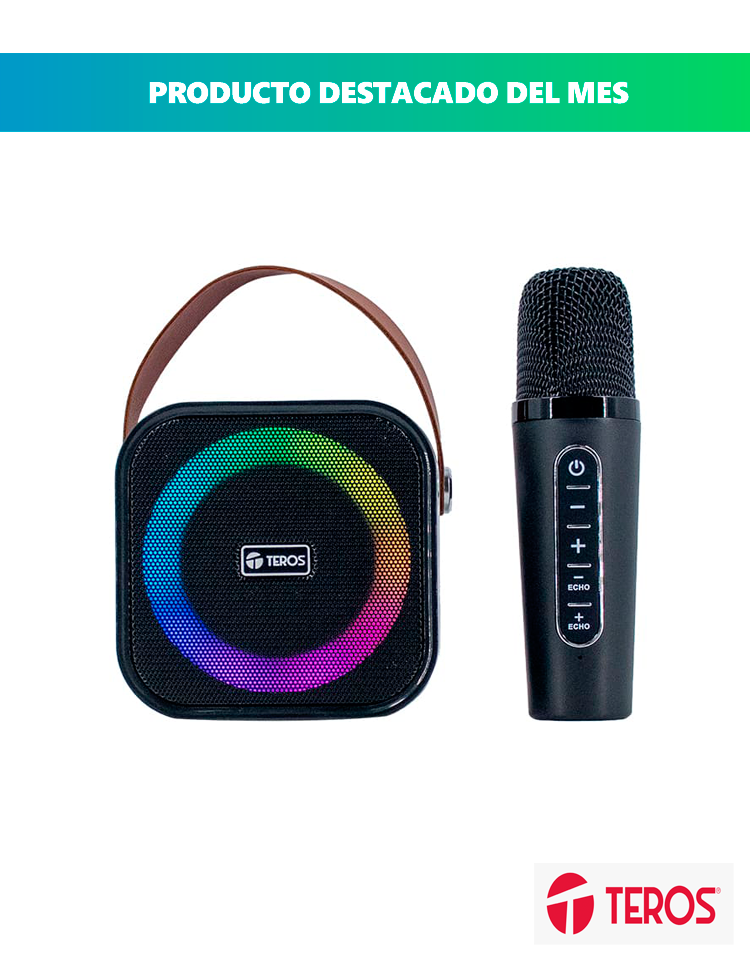 PARLANTE PORTATIL KARAOKE